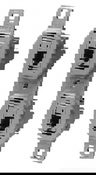 Coaxial Cable Outlets & Receptacles; Wall Plate Configuration: 2 Coaxial ; Number of Gangs: 1 ; Mounting Type: Flush Mount ; Material: Polymer ; Color: Black ; Standards Met: CSA Certified; RoHS Compliant; UL Listed